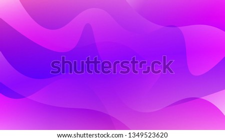 Futuristic Blue Purple Color Design Geometric Wave Shape. For Elegant Pattern Cover Book. Vector Illustration with Color Gradient