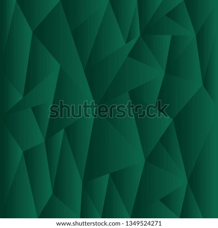 Abstract green color pattern of geometric shapes, Geometric square background, vector