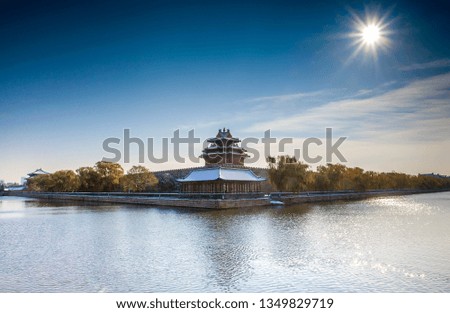 Part of the Forbidden City in Beijing, China