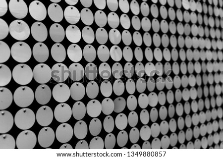 nice abstract background with circles in black and white