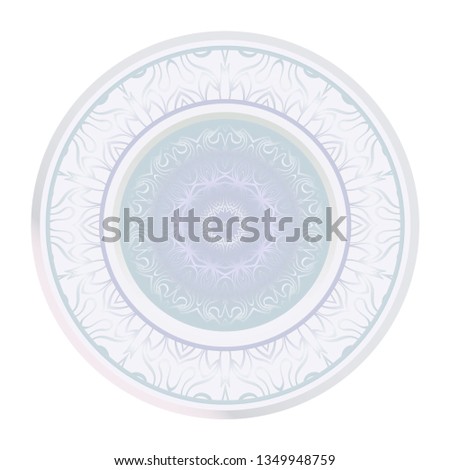 Flower Coloring Mandala. Decorative Vector Elements. Oriental Pattern. Indian, Moroccan, Mystic, Ottoman Motifs. Anti-Stress Therapy Pattern