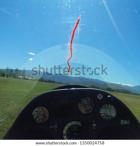 taking off on a gliding over the beautiful clear blue sky is very excited in New Zealand 