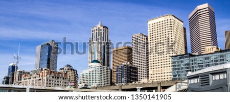 Wide Seattle skyline