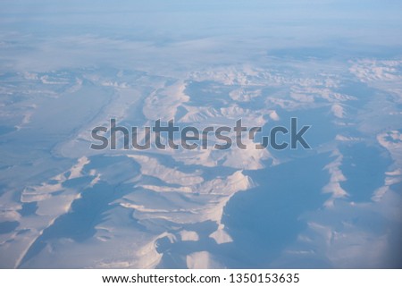 Alaska landscape from the Air
