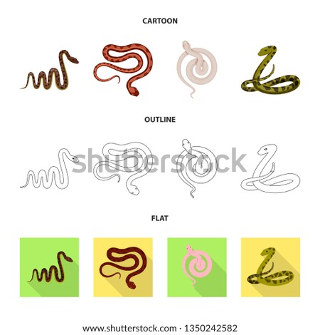 Vector illustration of mammal and danger sign. Set of mammal and medicine vector icon for stock.