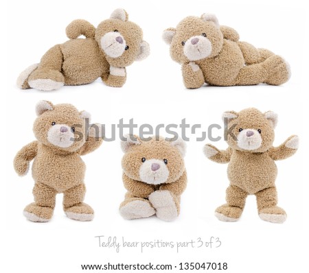 teddy bear set (3 of 3) Royalty-Free Stock Photo #135047018