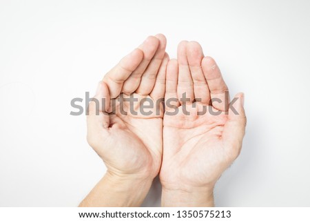 Hand gesture  thumb up isolated on white background  can be illustrated in article of symbol or languange and  communication
 Royalty-Free Stock Photo #1350575213