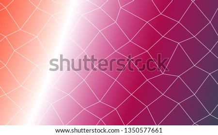 Colorful illustration in abstract polygonal mesh style with gradient. Modern design for you business, project. Vector illustration