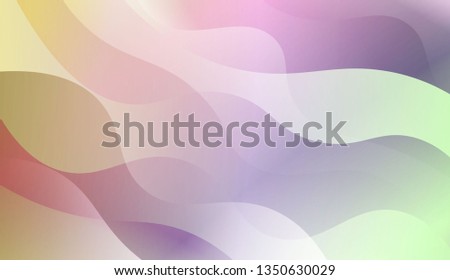 Wavy Background. For Your Design Wallpaper, Presentation, Banner, Flyer, Cover Page, Landing Page. Vector Illustration with Color Gradient