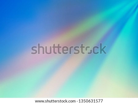 Light BLUE vector abstract template. A vague abstract illustration with gradient. The best blurred design for your business.