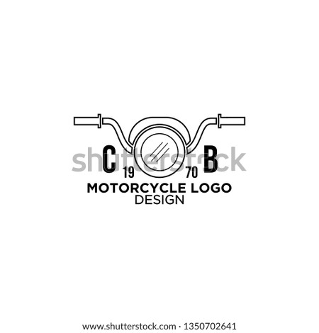 Motorcycle Logo, Vector and Icon