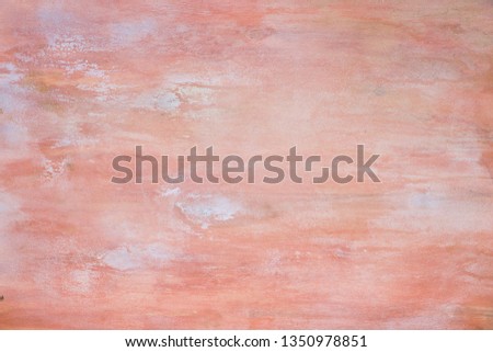 Light texture with cracled coral and white paint, shabby chic surface with copy-space