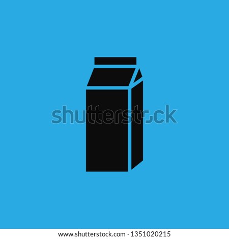 carton of milk icon vector