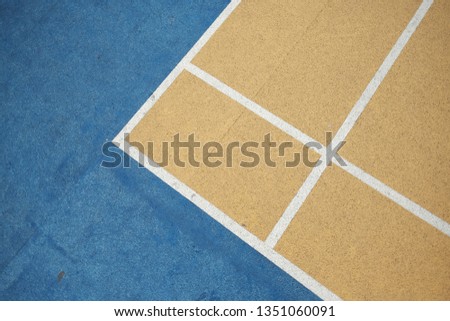 Yellow-Blue Court field