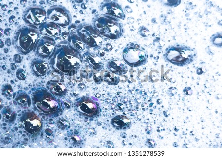 Background texture of soap bubble.