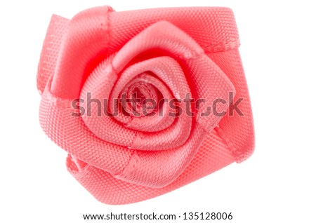 Rose isolated on white background.