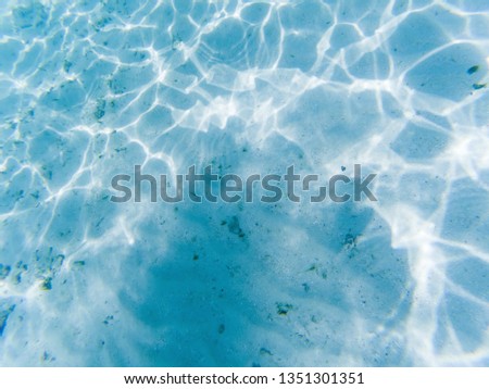 blue ocean underwater background