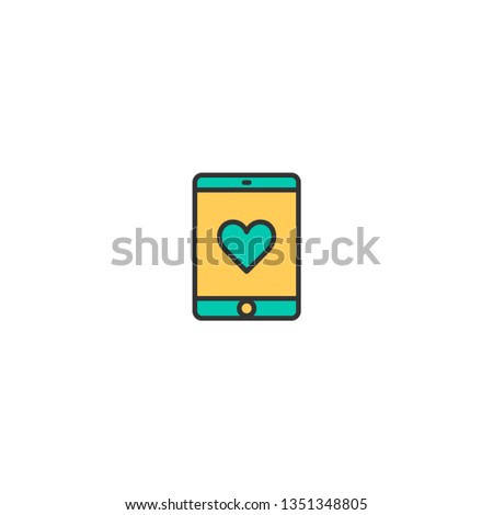Smart phone Icon Design. Lifestyle icon vector illustration