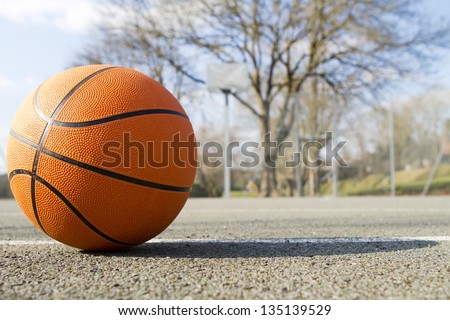 Basketball Close Up