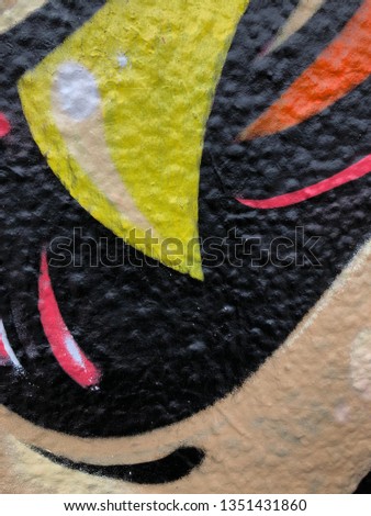 Graffiti wall background design