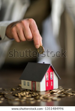 Real Estate and Savings Concept