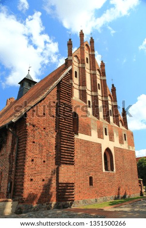 In the castle of Malbork, Northern Poland