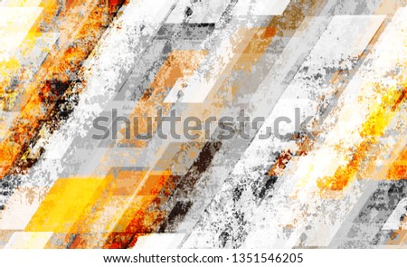 Seamless Grunge Background with Geometric Shapes. Distressed Technology Pattern. Tech Forms Seamless Texture. Sporty Fashion Pattern.