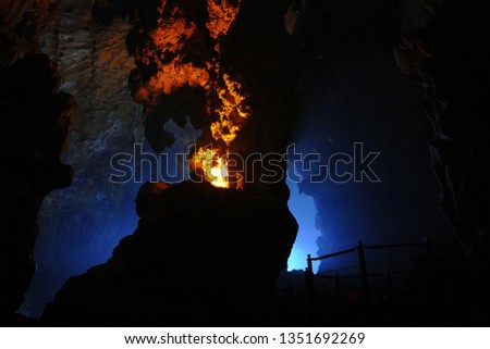 pictures of stone cave in Vietnam