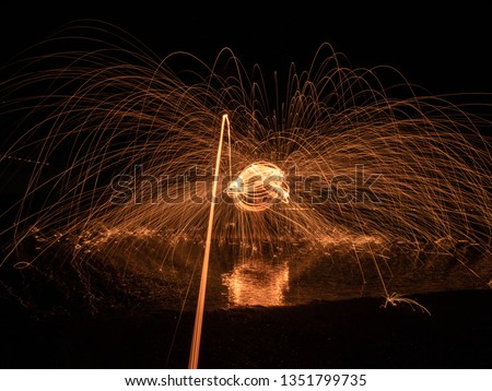 wire wool spinning 