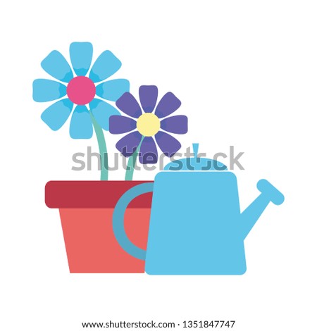 house plant pot isolated icon