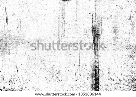 Black and white grunge urban texture with copy space. Abstract surface dust and rough dirty wall background or wallpaper with empty template for all design. Distress or dirt and damage effect concept