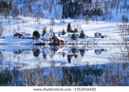 Beautiful Norway in winter time