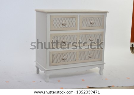 Bayfront Dresser | Living Spaces, Dressers for Your Kids Room, Bedroom Small White Dresser, 6 Drawer Light Gray Turned Changing Table with white background