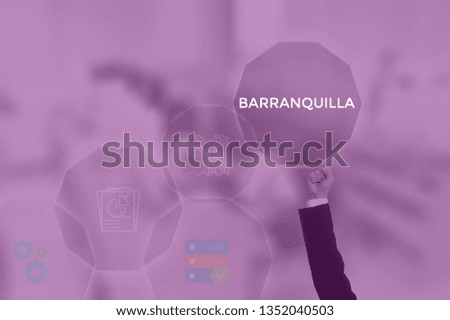select BARRANQUILLA - technology and business concept