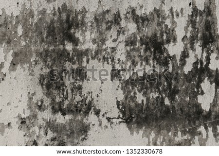 Old wall surface,white and black concrete wall texture for background