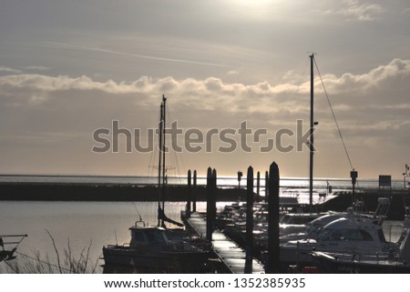 Nice view of boats docked in the Port of Terschelling