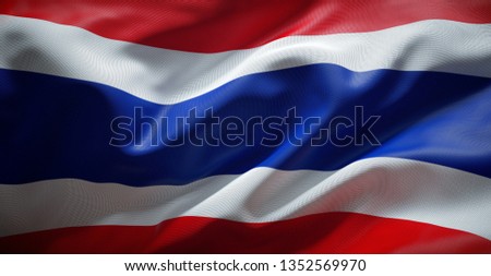 Thai flag. Thailand.
