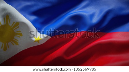 Philippine flag. Philippines