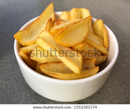 French fries in the pot