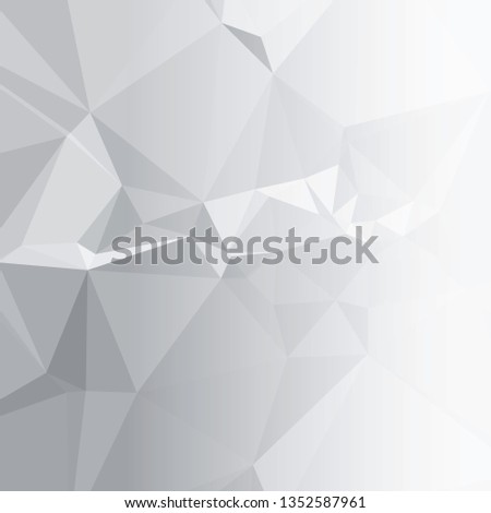 Abstract triangular background with white faded side