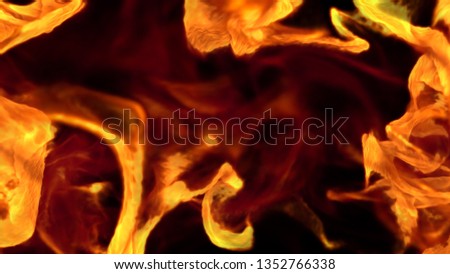 Fire flame background.
