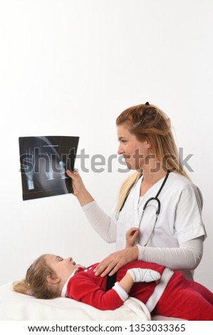 woman doctor in consultation