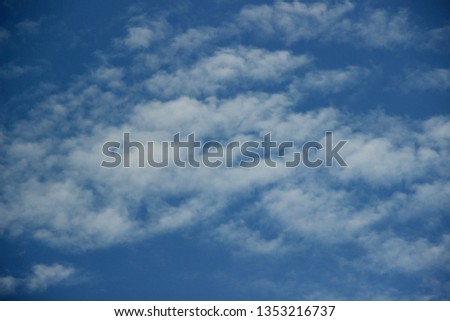 blue sky with White cloud background 
