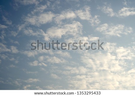 Clouds in the blue sky backgrounds