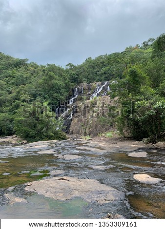 Stone walls and waterfalls in Brazil. Pictures were taken in salto das orquídeas (orchid’s falls), Sapopema, PR.