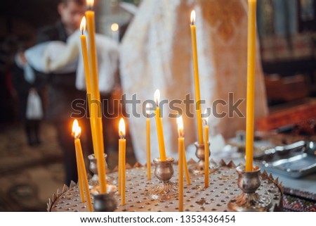 candles in Church