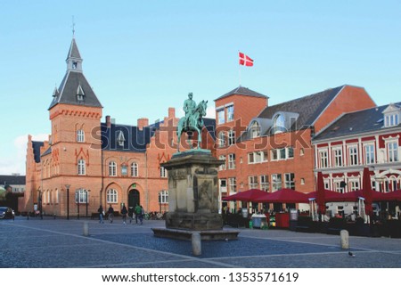 city of esbjerg danmark Royalty-Free Stock Photo #1353571619