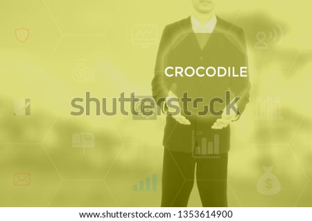 CROCODILE - technology and business concept