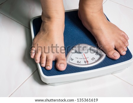 Daily weight picture show behavior of people who attend to better healthy life by daily weight monitoring