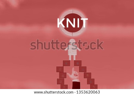 KNIT - technology and business concept